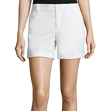 Liz Claiborne Roll-Cuff Cargo Shorts