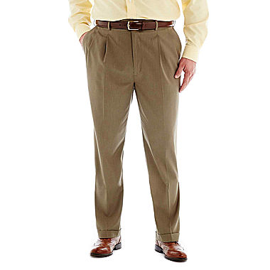 Stafford Year-Round Pleated PantsBig & Tall